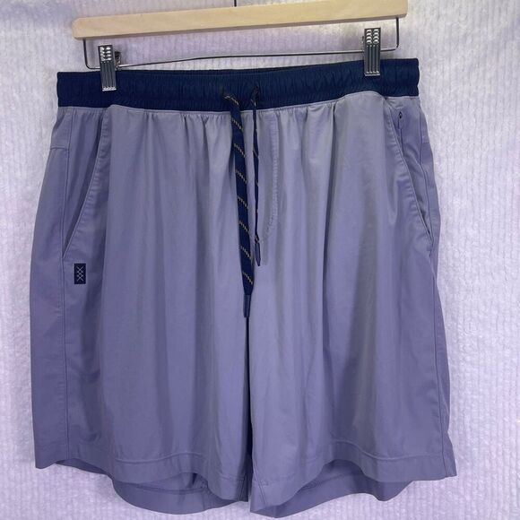 Rhône Gray Active Running Performance Athletic 6" Pursuit Short Size Large - Picture 1 of 10
